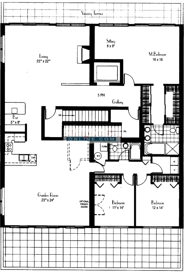 845 W Monroe Floorplan - PH 05 Tier*